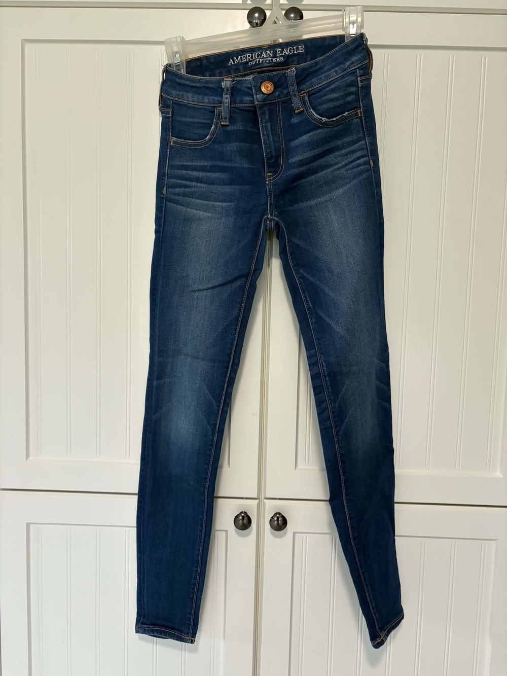 American Eagle Outfitters Women's Navy Skinny Jeans